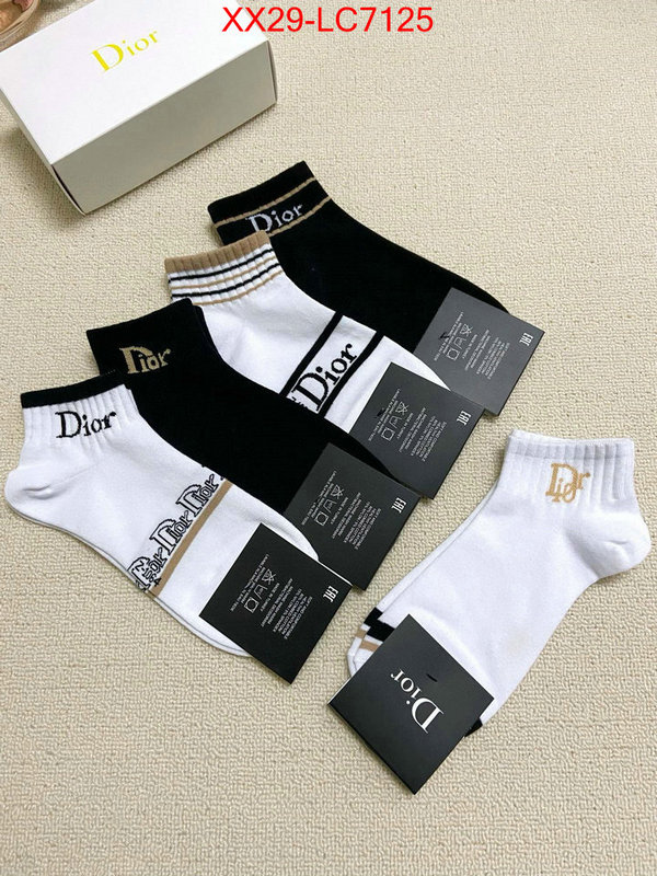 Sock-Dior copy ID: LC7125 $: 29USD