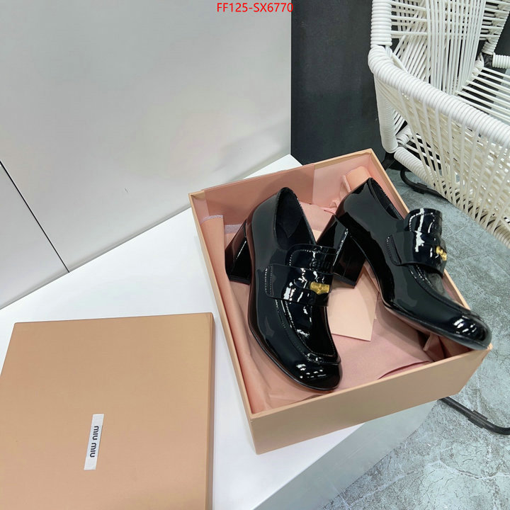 Women Shoes-Miu Miu sell high quality ID: SX6770 $: 125USD