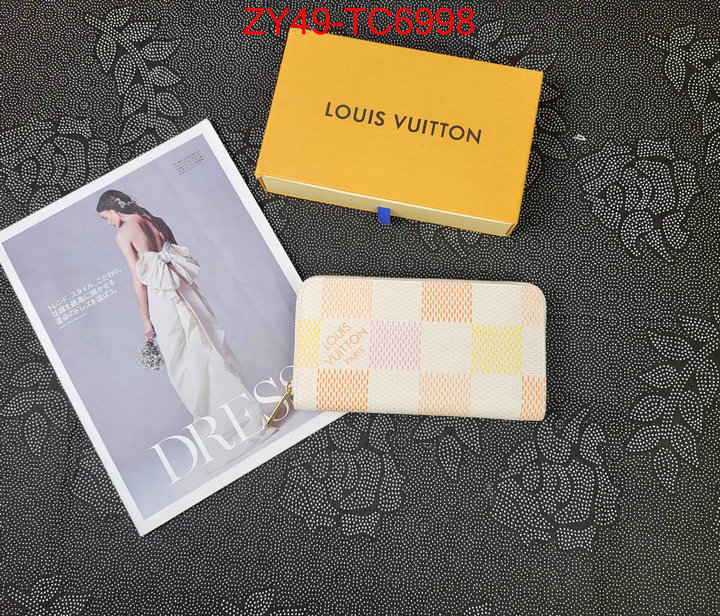 LV Bags(4A)-Wallet knockoff highest quality ID: TC6998 $: 49USD,