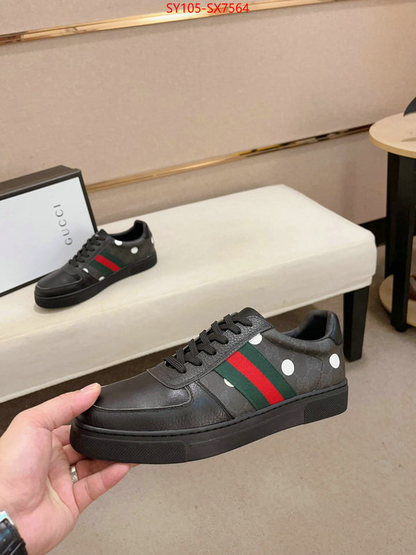 Men Shoes-Gucci can i buy replica ID: SX7564 $: 105USD