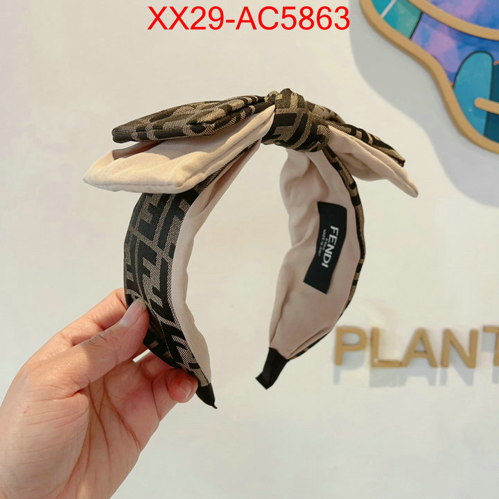 Hair band-Fendi replica 2024 perfect luxury ID: AC5863 $: 29USD