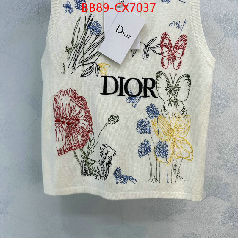 Clothing-Dior replica aaaaa+ designer ID: CX7037 $: 89USD