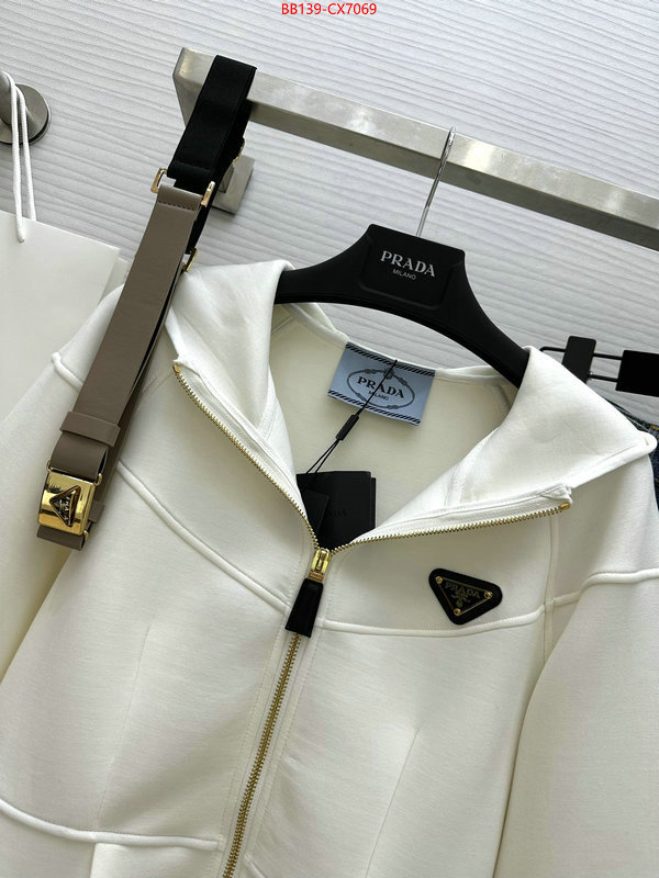 Clothing-Prada shop the best high authentic quality replica ID: CX7069 $: 139USD