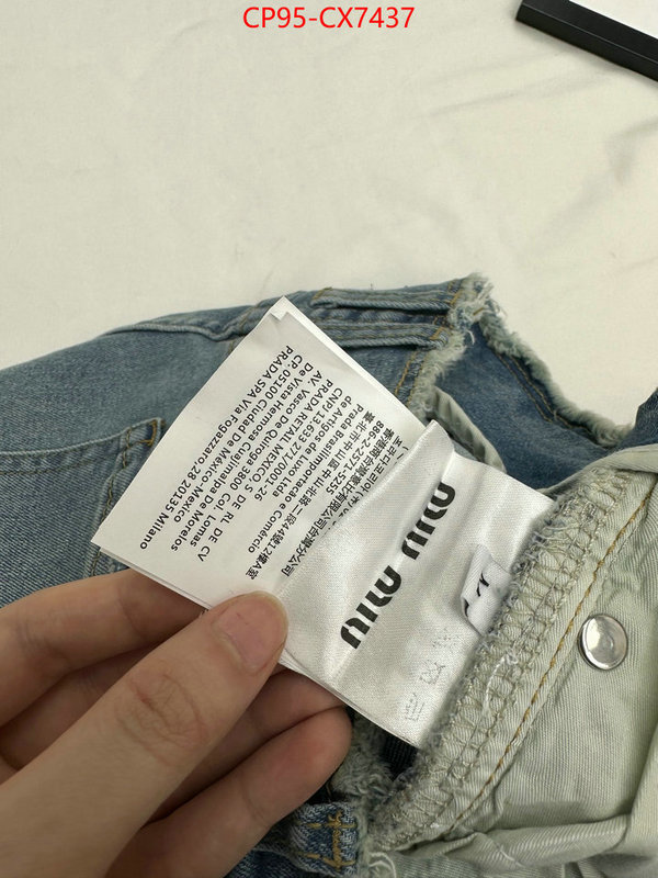 Clothing-MIU MIU replicas ID: CX7437 $: 95USD