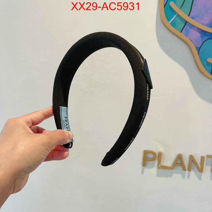 Hair band-Prada luxury fake ID: AC5931 $: 29USD