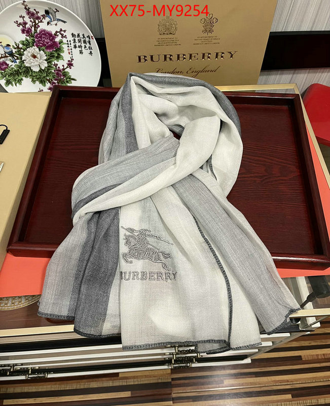 Scarf-Burberry replica shop ID: MY9254 $: 75USD