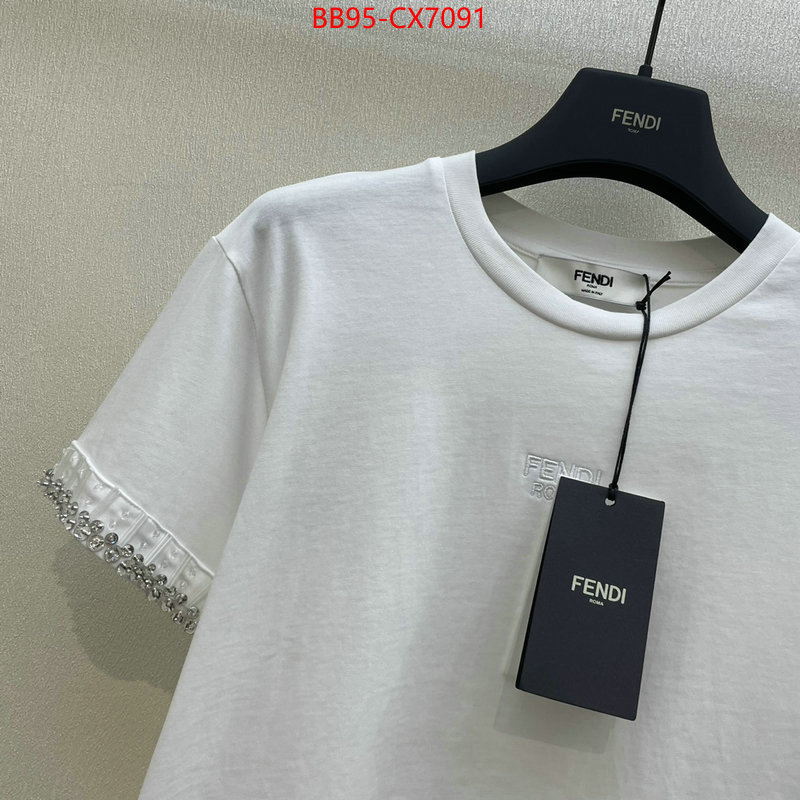 Clothing-Fendi replcia cheap from china ID: CX7091 $: 95USD