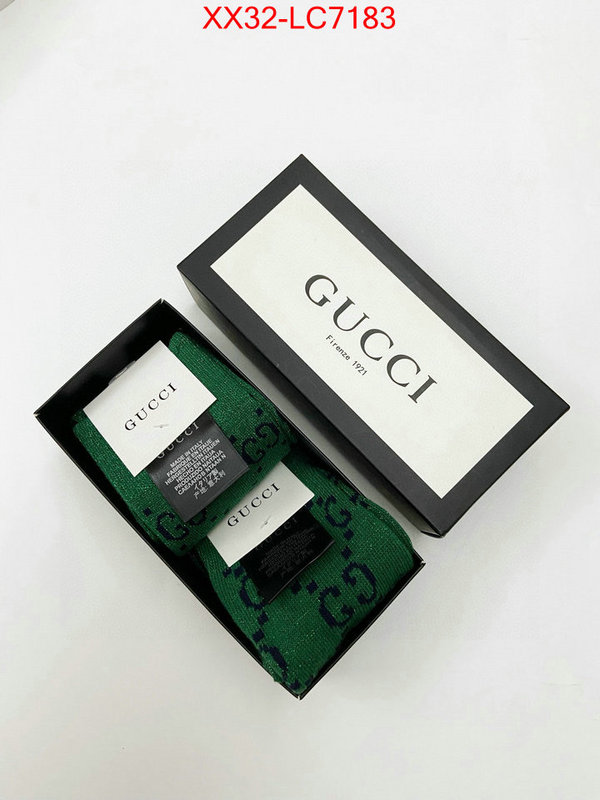 Sock-Gucci high quality replica designer ID: LC7183 $: 32USD