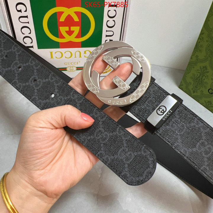 Belts-Gucci shop ID: PX7885 $: 65USD