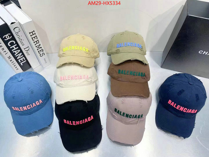 Cap(Hat)-Balenciaga where should i buy to receive ID: HX5334 $: 29USD