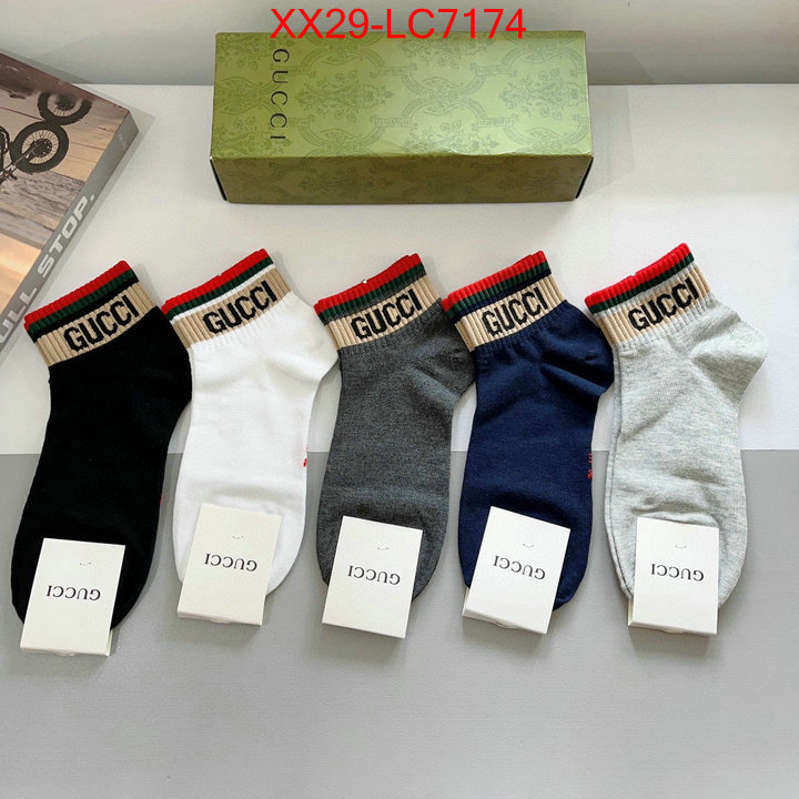 Sock-Gucci what is top quality replica ID: LC7174 $: 29USD