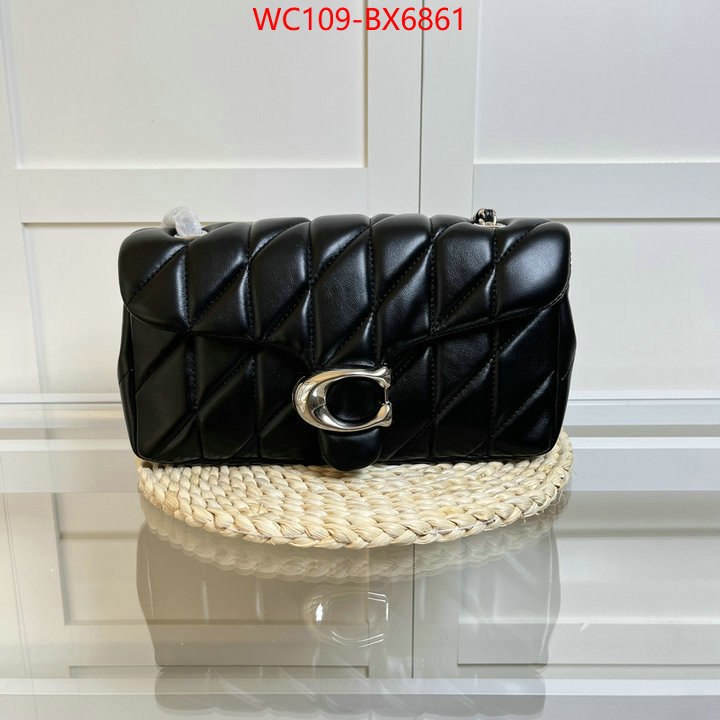 Coach Bags(4A)-Diagonal high quality happy copy ID: BX6861 $: 109USD,