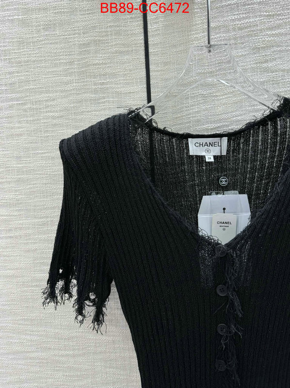 Clothing-Chanel we provide top cheap aaaaa ID: CC6472 $: 89USD