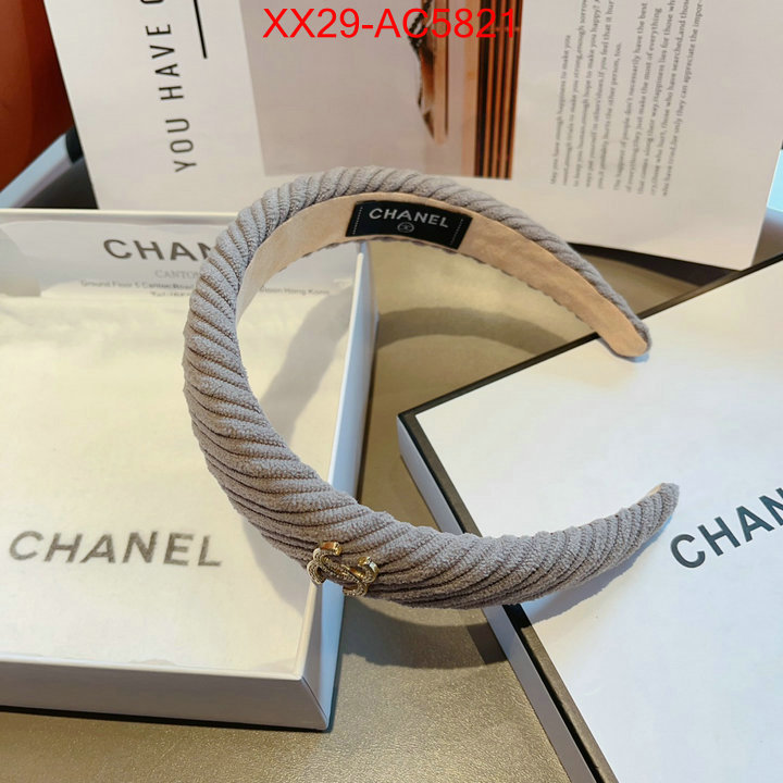 Hair band-Chanel perfect quality designer replica ID: AC5821 $: 29USD