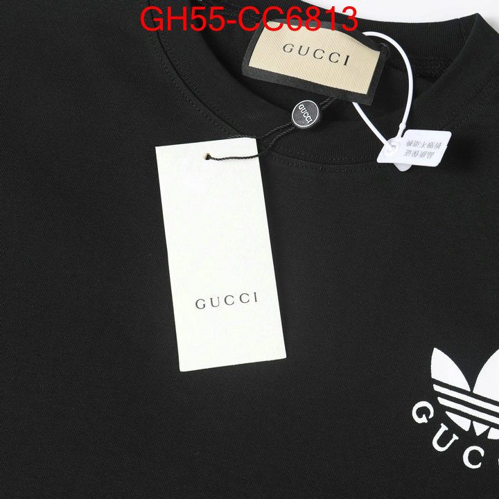 Clothing-Gucci aaaaa quality replica ID: CC6813 $: 55USD