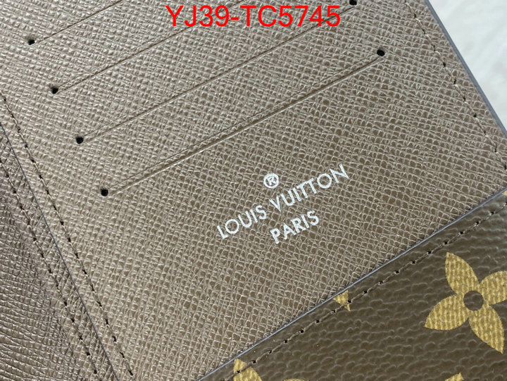 LV Bags(4A)-Wallet counter quality ID: TC5745 $: 39USD,