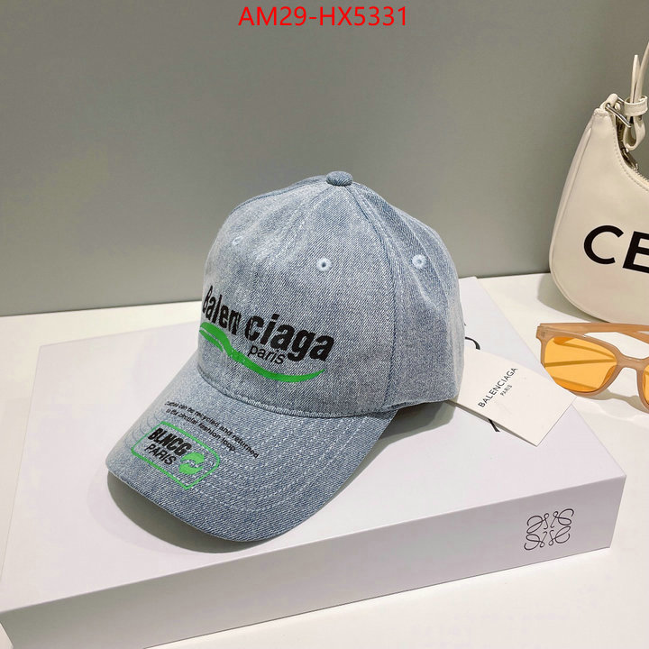 Cap(Hat)-Balenciaga where to buy fakes ID: HX5331 $: 29USD