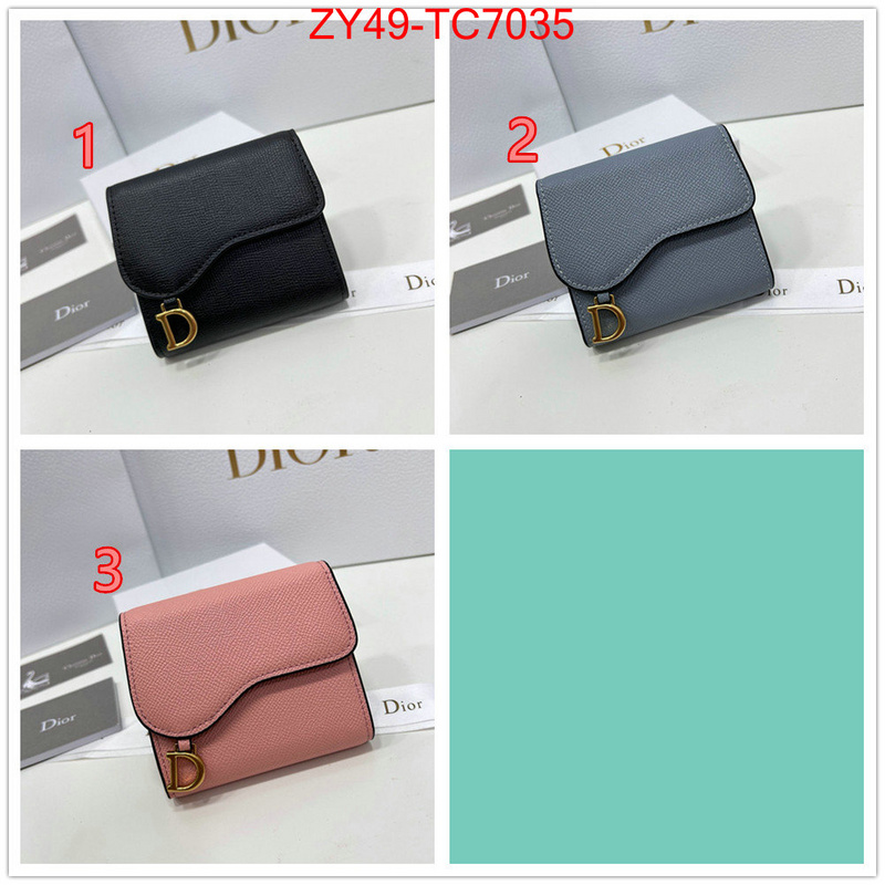 Dior Bags(4A)-Wallet- where to buy fakes ID: TC7035 $: 49USD,