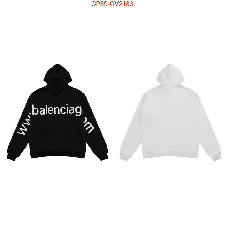 Clothing-Balenciaga buy 2024 replica ID: CV2183 $: 89USD