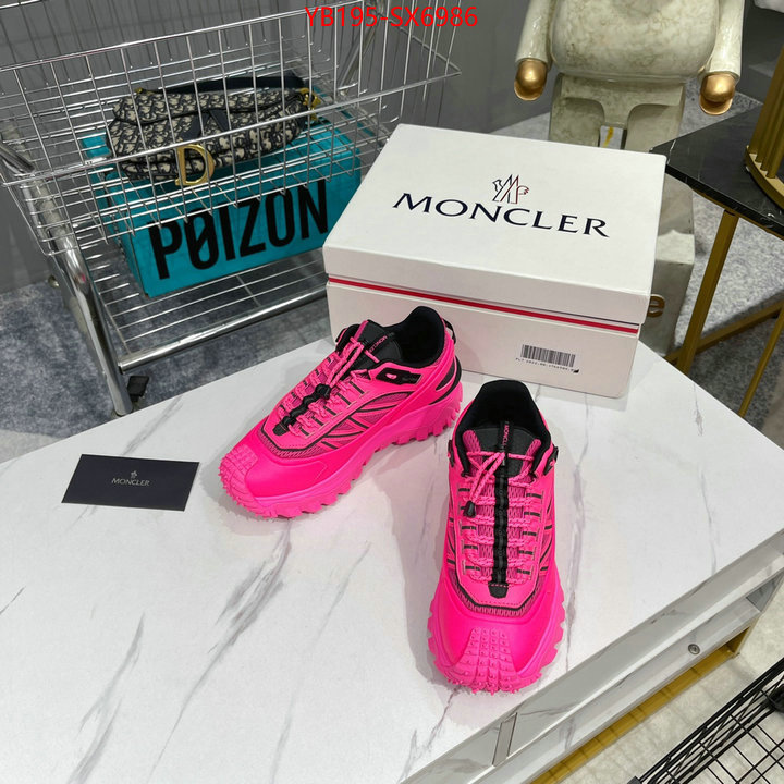 Women Shoes-Moncler aaaaa class replica ID: SX6986 $: 195USD