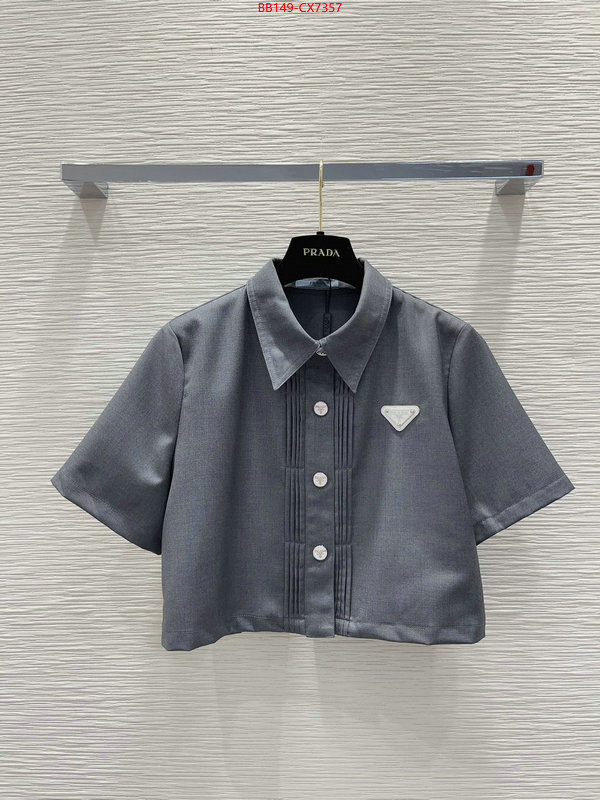 Clothing-Prada quality replica ID: CX7357 $: 149USD