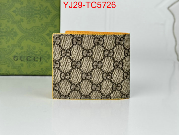 Gucci Bags(4A)-Wallet- best website for replica ID: TC5726 $: 29USD,