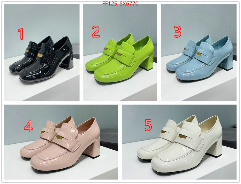 Women Shoes-Miu Miu sell high quality ID: SX6770 $: 125USD