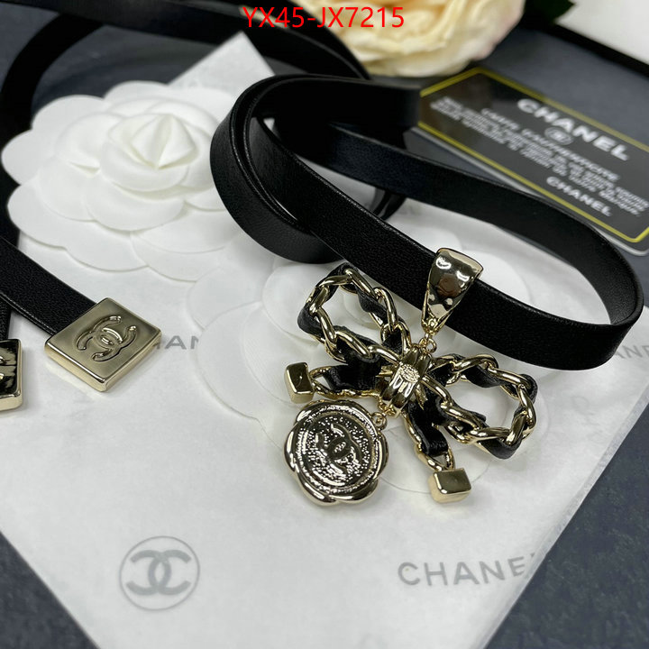 Jewelry-Chanel wholesale designer shop ID: JX7215 $: 45USD