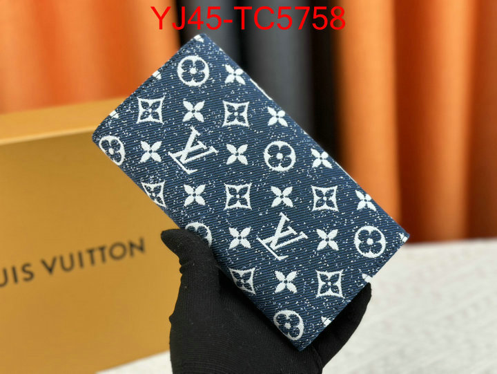 LV Bags(4A)-Wallet mirror quality ID: TC5758 $: 45USD,