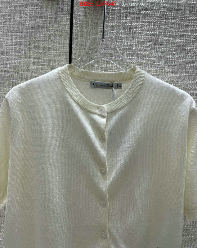 Clothing-Dior first top ID: CX7047 $: 85USD