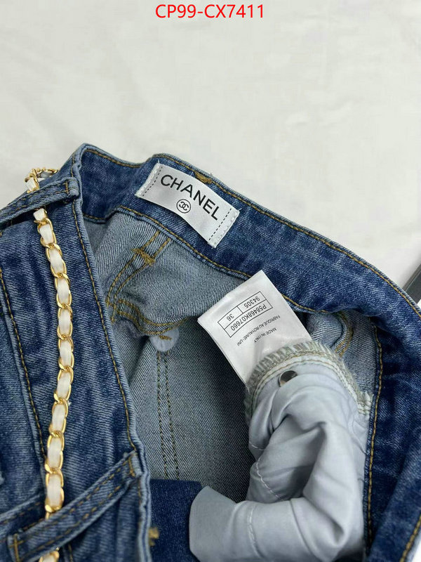 Clothing-Chanel best quality fake ID: CX7411 $: 99USD