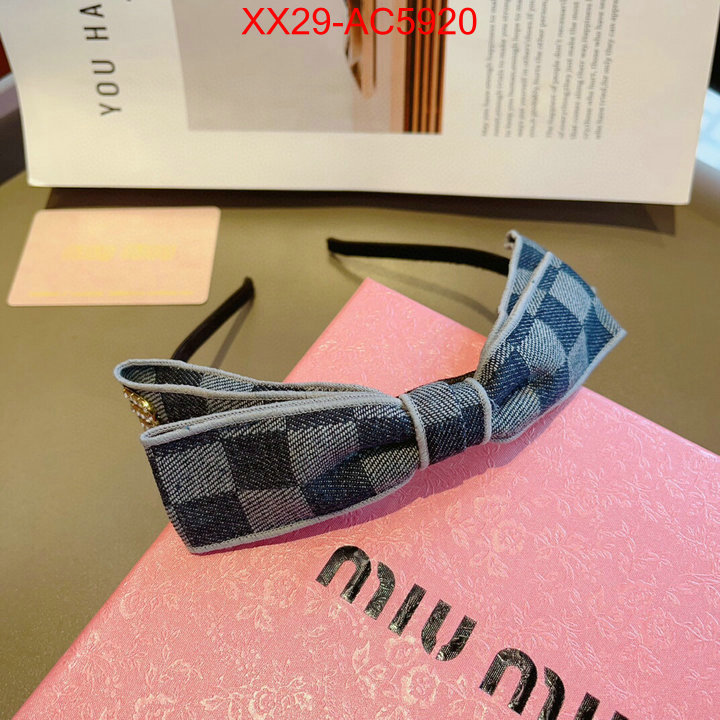 Hair band-MIU MIU where can i find ID: AC5920 $: 29USD