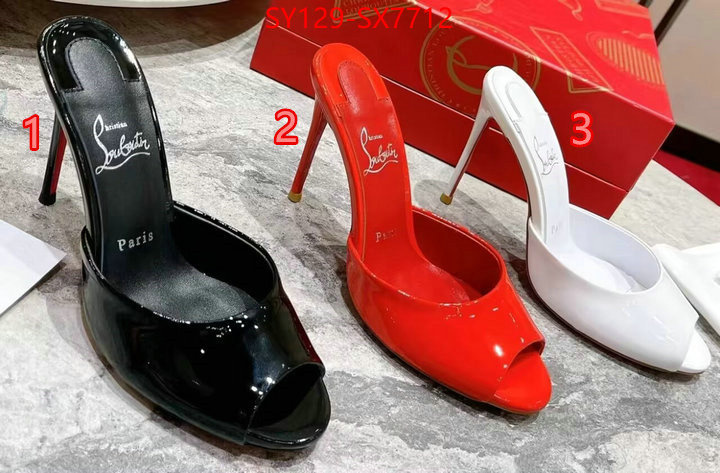 Women Shoes-Christian Louboutin where should i buy to receive ID: SX7712 $: 129USD