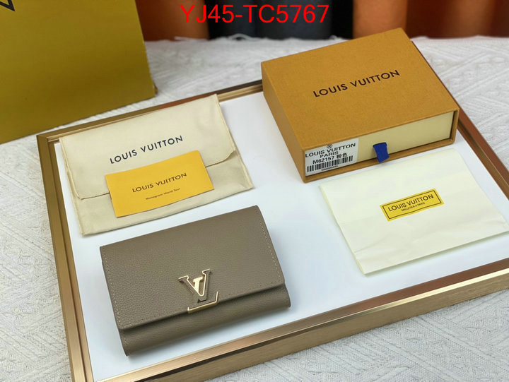 LV Bags(4A)-Wallet shop cheap high quality 1:1 replica ID: TC5767 $: 45USD,