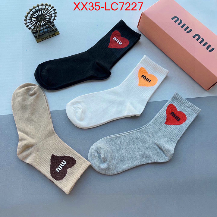 Sock-Miu Miu what is a 1:1 replica ID: LC7227 $: 35USD