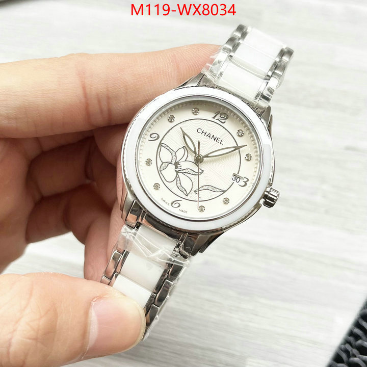 Watch(4A)-Chanel where can you buy replica ID: WX8034 $: 119USD