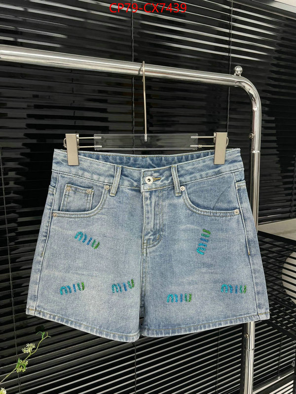 Clothing-MIU MIU 2024 aaaaa replica 1st copy ID: CX7439 $: 79USD