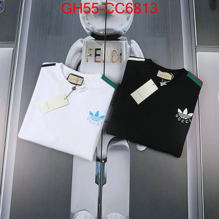 Clothing-Gucci aaaaa quality replica ID: CC6813 $: 55USD