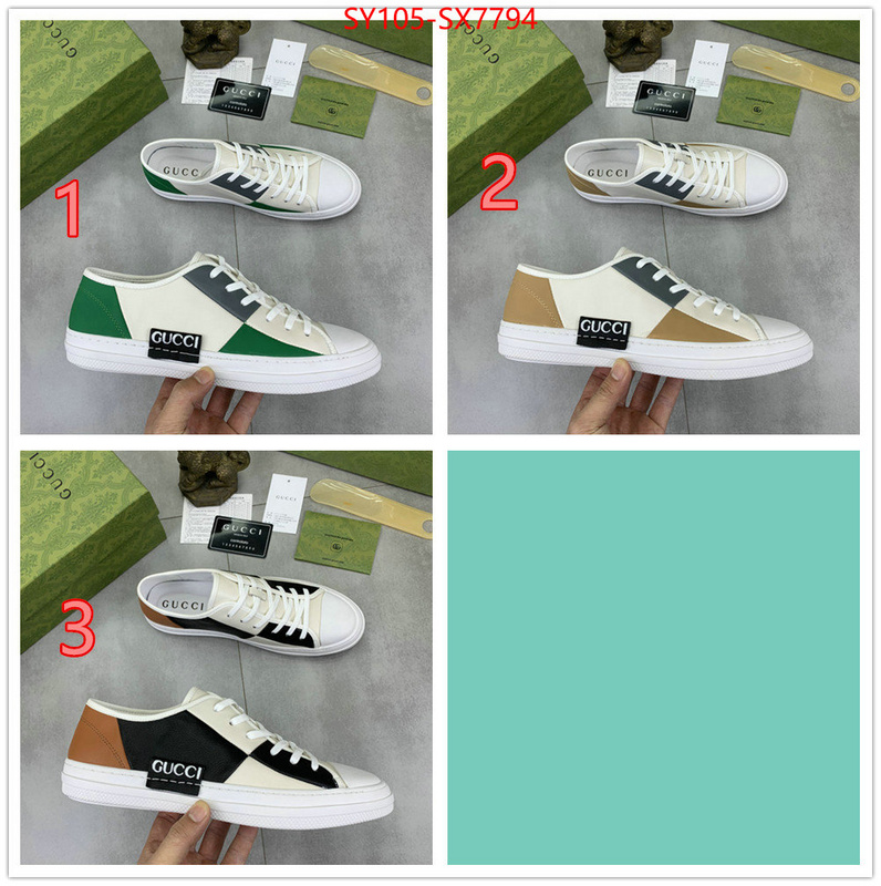 Men Shoes-Gucci best knockoff ID: SX7794 $: 105USD