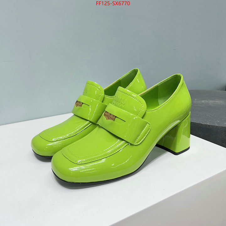 Women Shoes-Miu Miu sell high quality ID: SX6770 $: 125USD