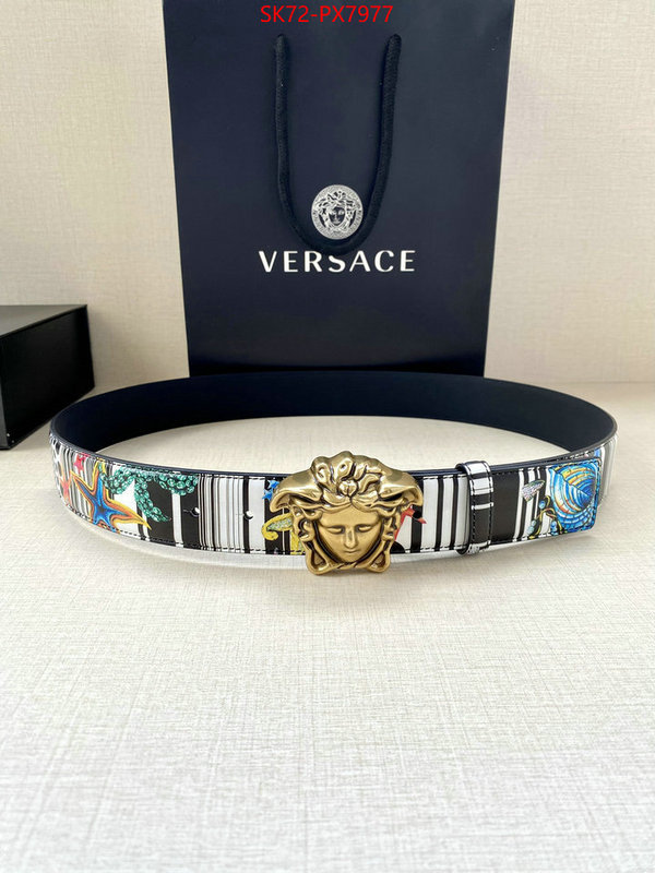 Belts-Versace replica aaaaa designer ID: PX7977 $: 72USD