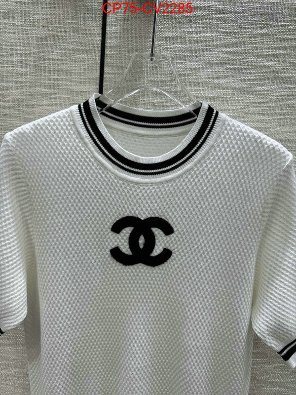 Clothing-Chanel styles & where to buy ID: CV2285 $: 75USD