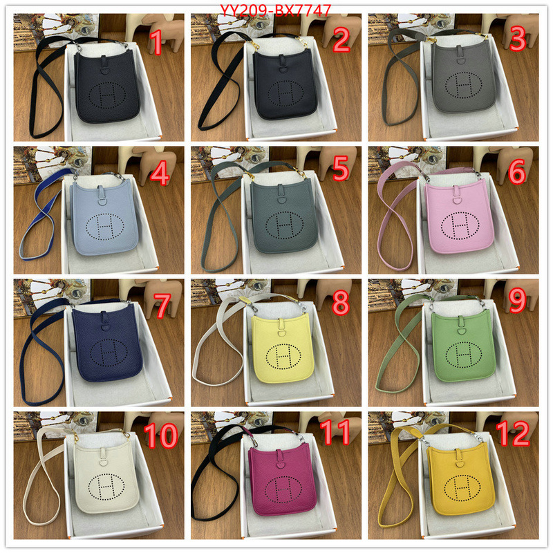 Hermes Bags(TOP)-Evelyne- best quality fake ID: BX7747 $: 449USD,