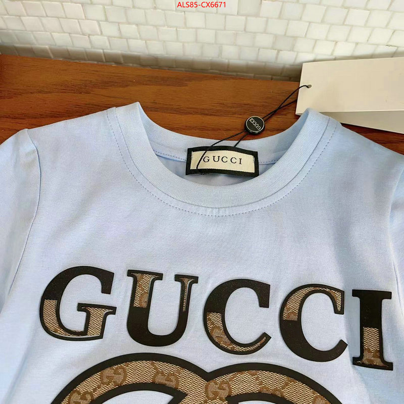 Kids clothing-Gucci where can i buy the best 1:1 original ID: CX6671 $: 85USD