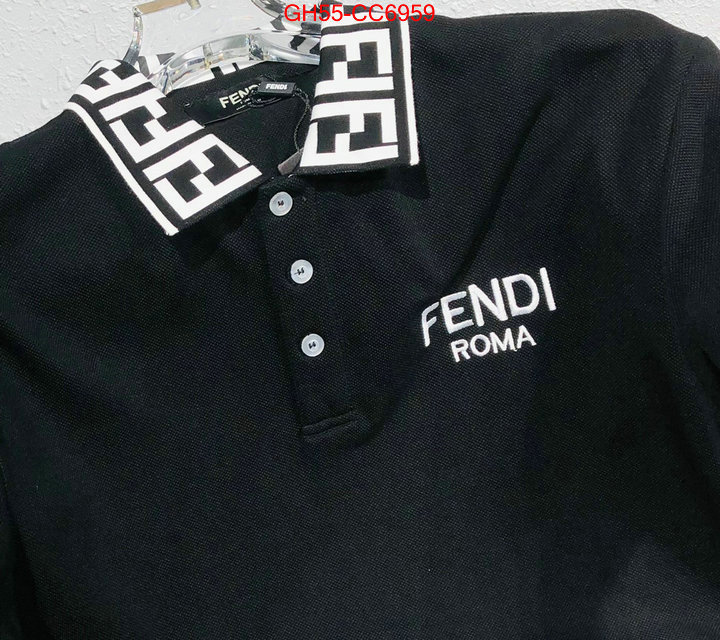 Clothing-Fendi best quality replica ID: CC6959 $: 55USD