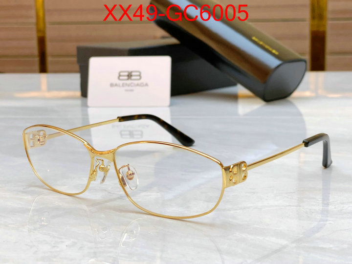 Glasses-Balenciaga top quality designer replica ID: GC6005 $: 49USD