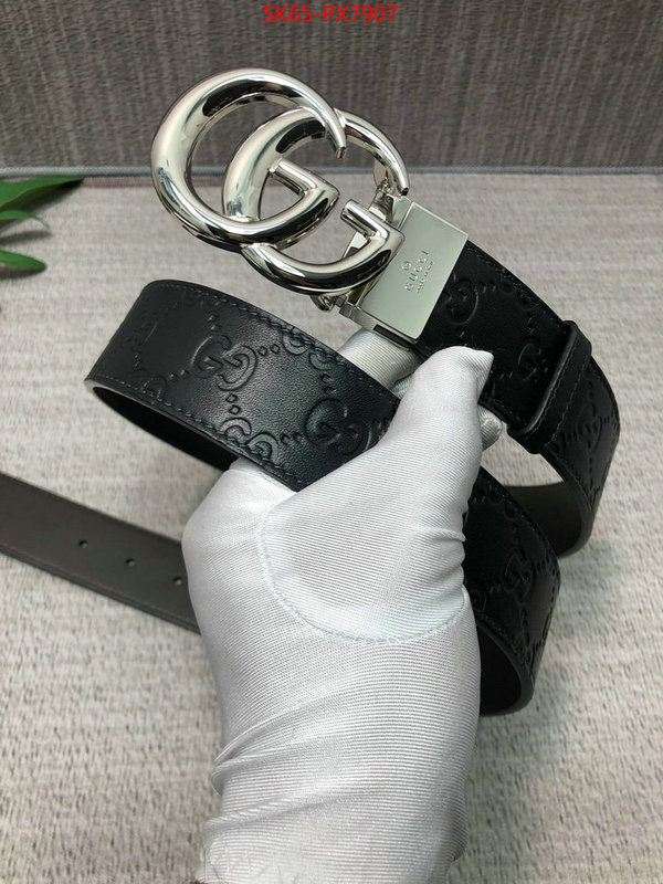 Belts-Gucci highest quality replica ID: PX7907 $: 65USD