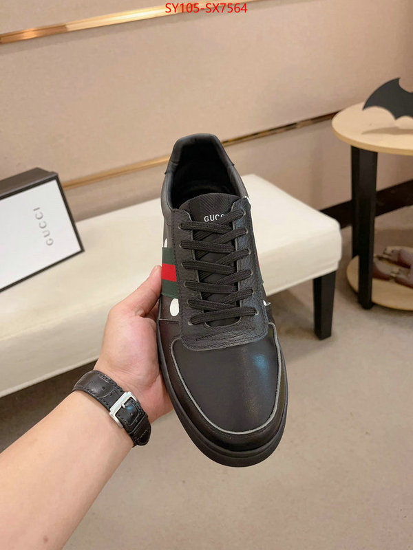 Men Shoes-Gucci can i buy replica ID: SX7564 $: 105USD