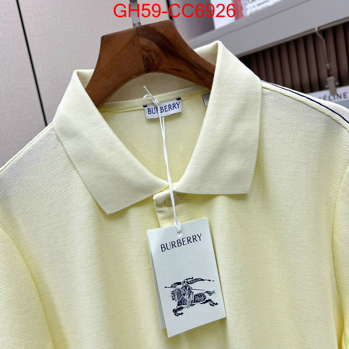 Clothing-Burberry what is top quality replica ID: CC6926 $: 59USD