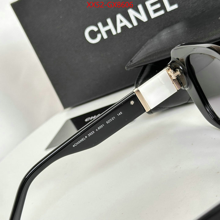 Glasses-Chanel shop the best high quality ID: GX8606 $: 52USD